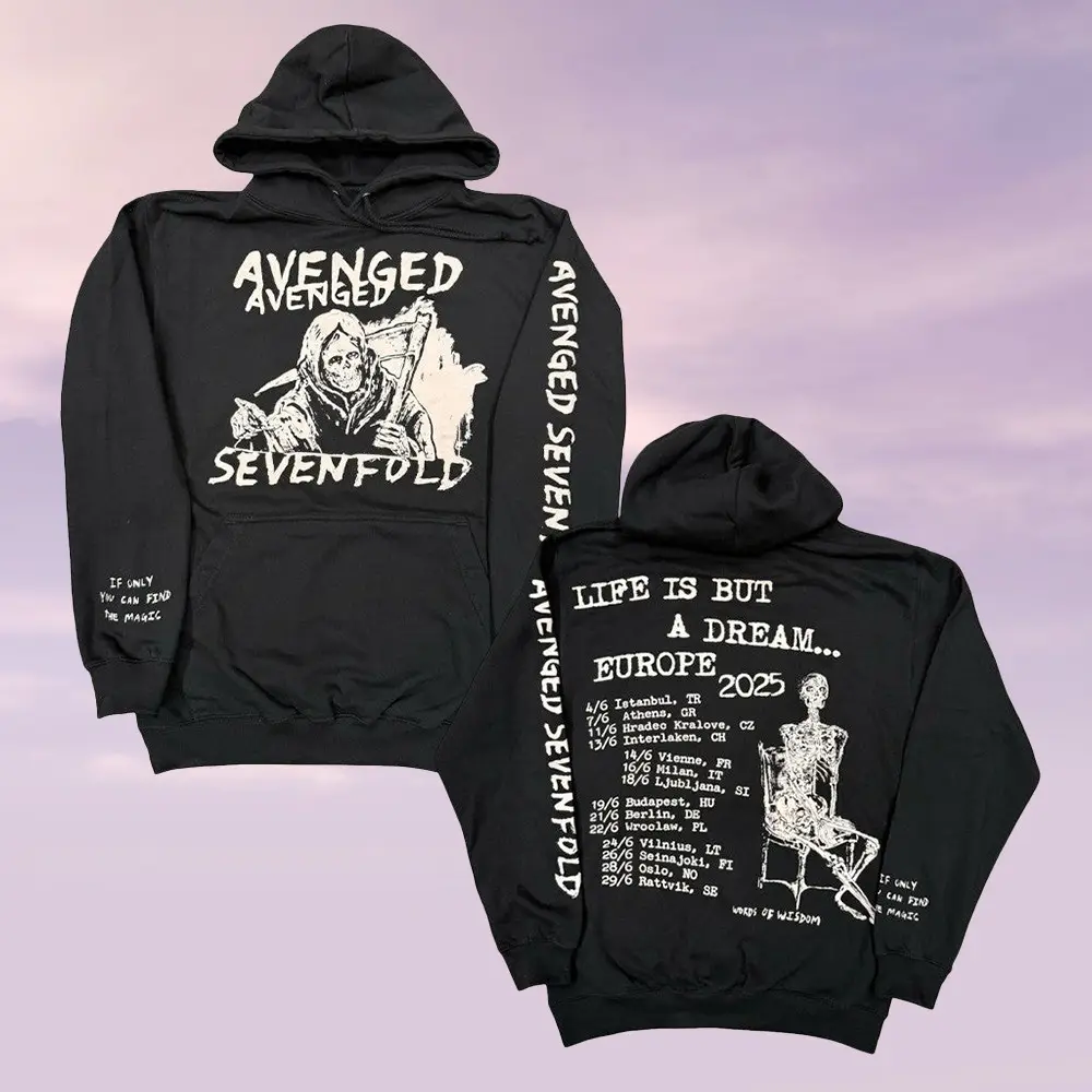 A7X World Merch Avenged Sevenfold Europe Tour Libad Hoodie Xmas Presents For Dad