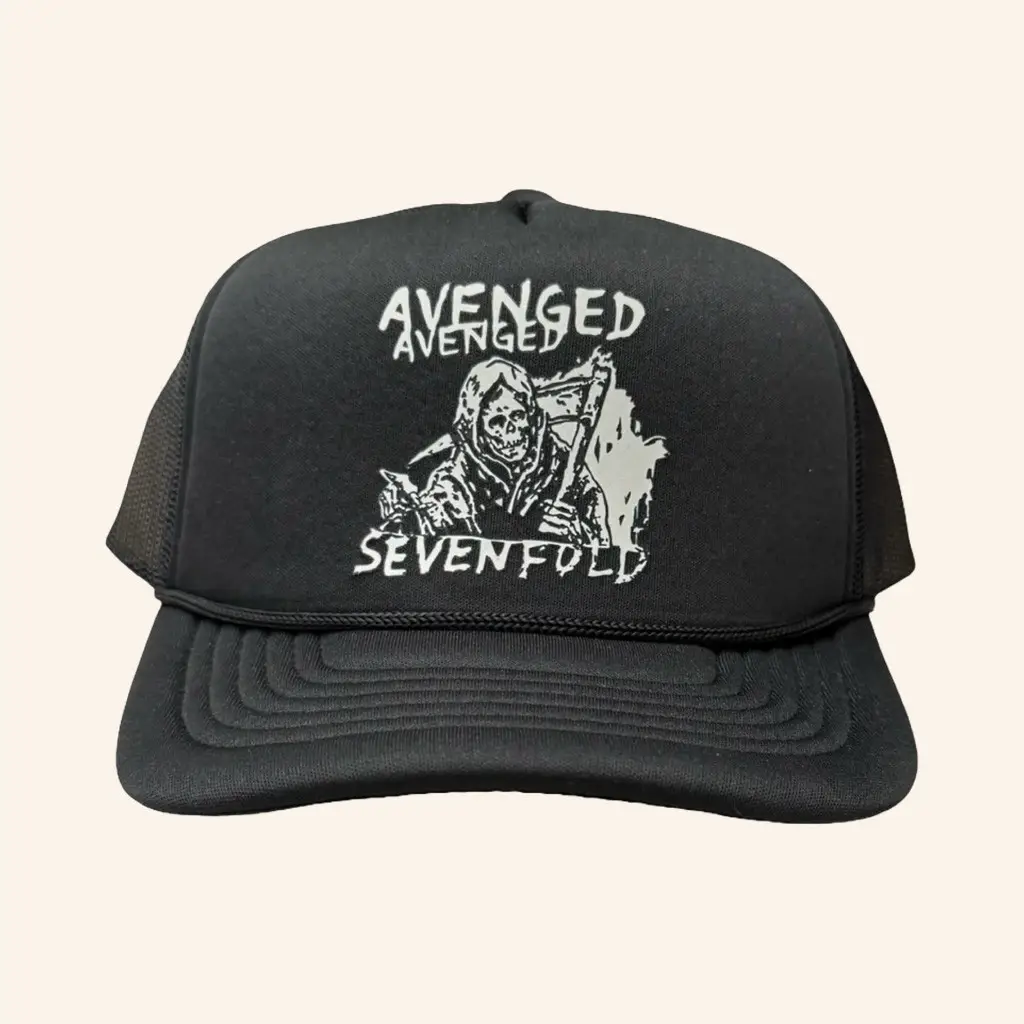 A7x World Merch Avenged Sevenfold Europe Tour Libad Trucker Hat Gifts For Father - Wear&Decor A7x World Merch Avenged Sevenfold Europe Tour Libad Trucker Hat Gifts For Father - Wear&Decor - Image 1