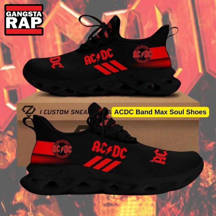 ACDC Band Music Air Max Shoes Air Cushion Sneakers ACDC Band Music Air Max Shoes Air Cushion Sneakers - Image 1