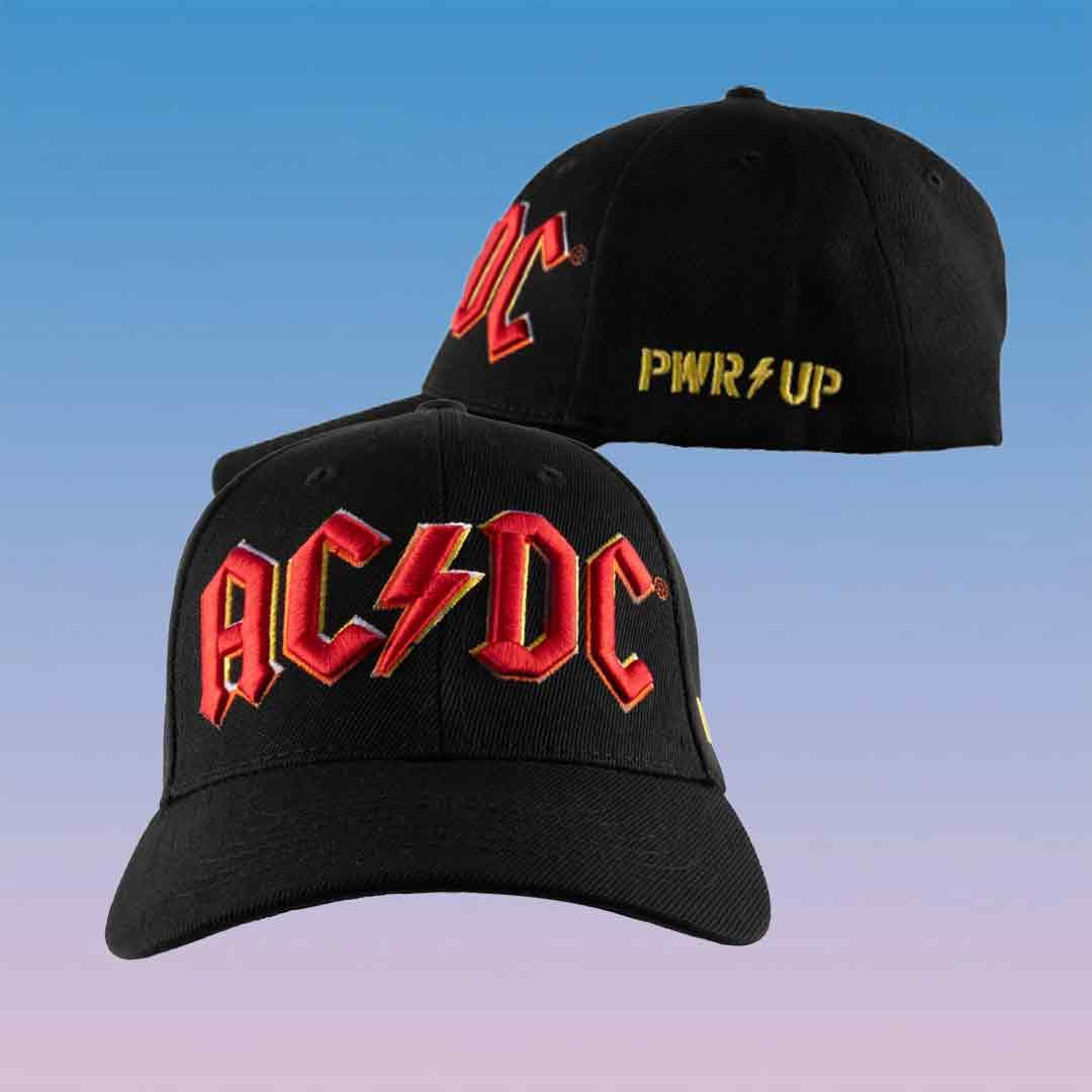 ACDC Merch PWR UP Embroidered Hat Power Up Tour Apparel Gift for Rock Music