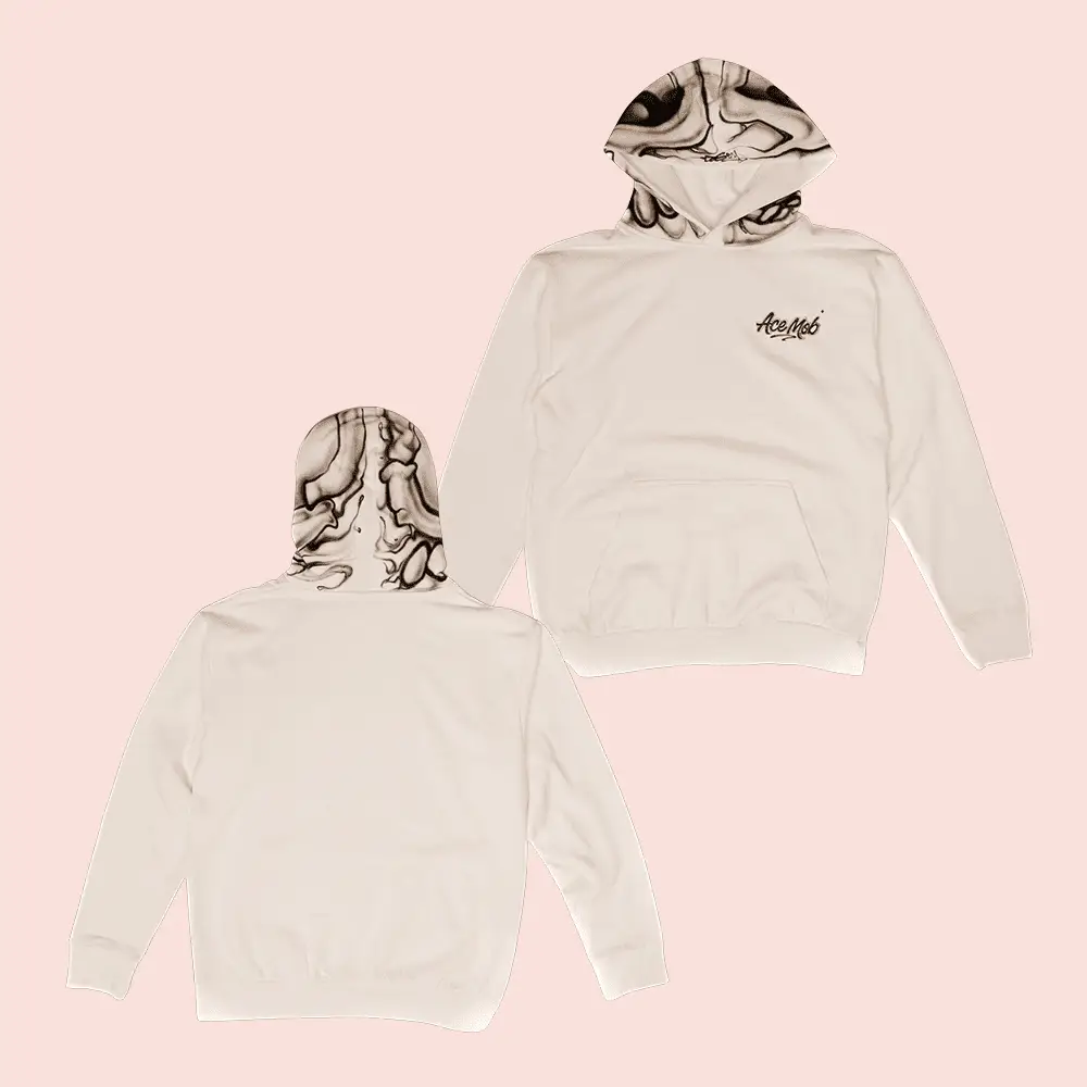 Ace Mob Merch Ace Mob X Cossey Graffiti Hoodie Ace Greene Merchandise Fan Gifts