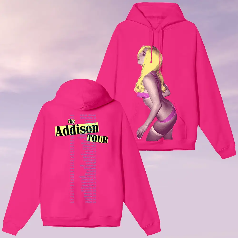 Addison Rae Merch The Addison Tour Hoodie Cool Clothing Gifts For Music Lovers