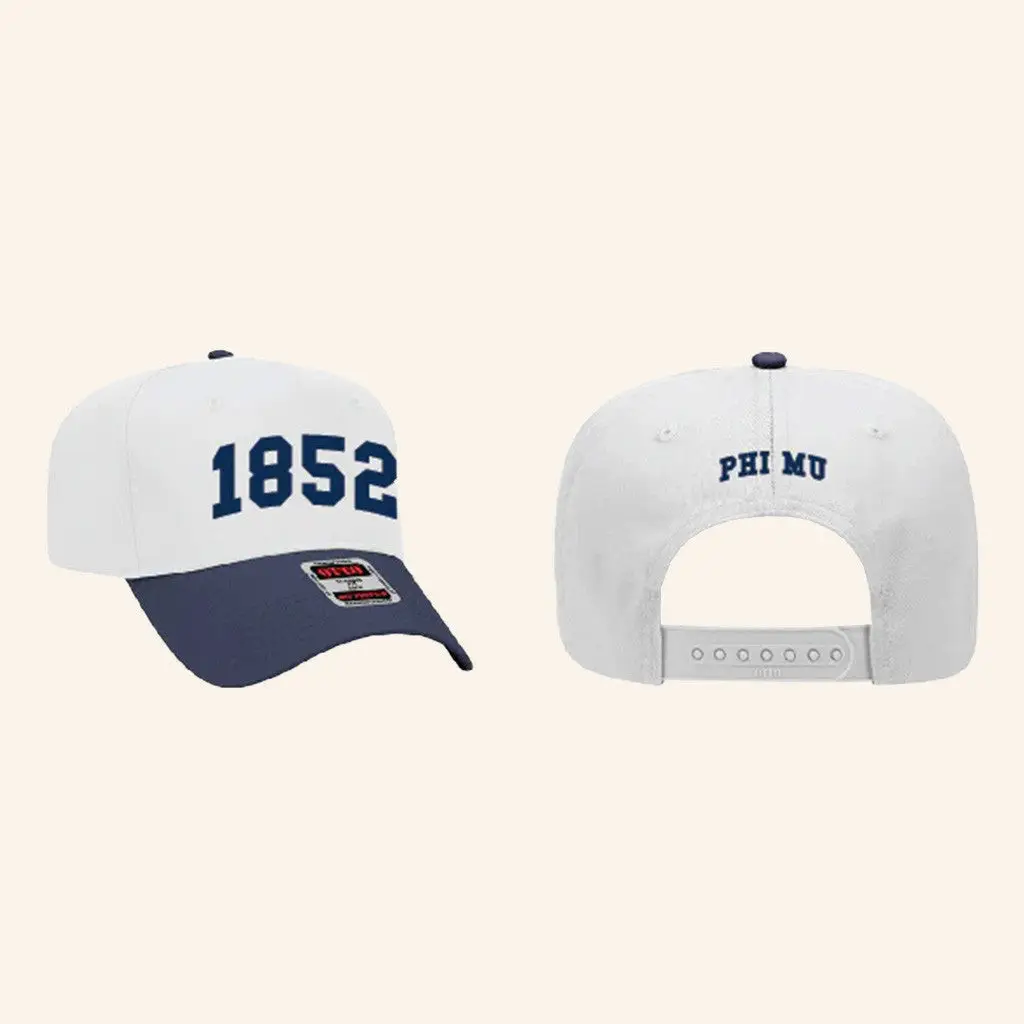 ADPI Merch 1852 Phi Mu Embroidered Hat Gifts For Boyfriend -WearandDecor