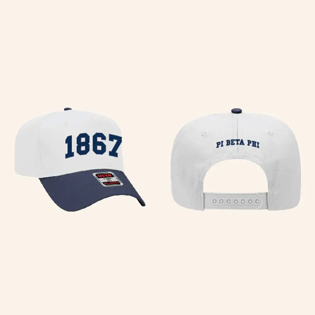 ADPI Merch 1867 Pi Beta Phi Embroidered Hat Gifts For Dudes -WearandDecor