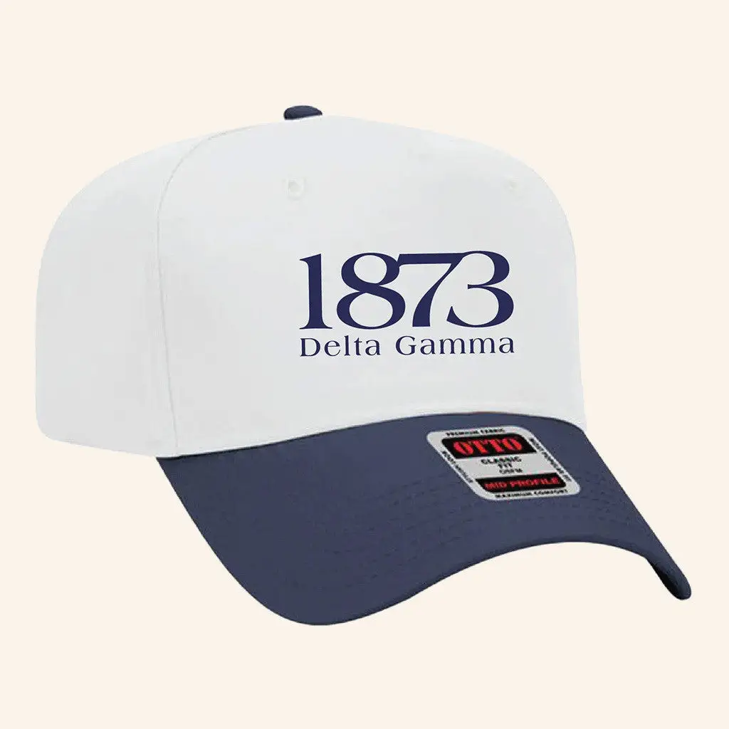 ADPI Merch 1873 Delta Gamma Embroidered Hat Birthday Presents For Boyfriend -WearandDecor