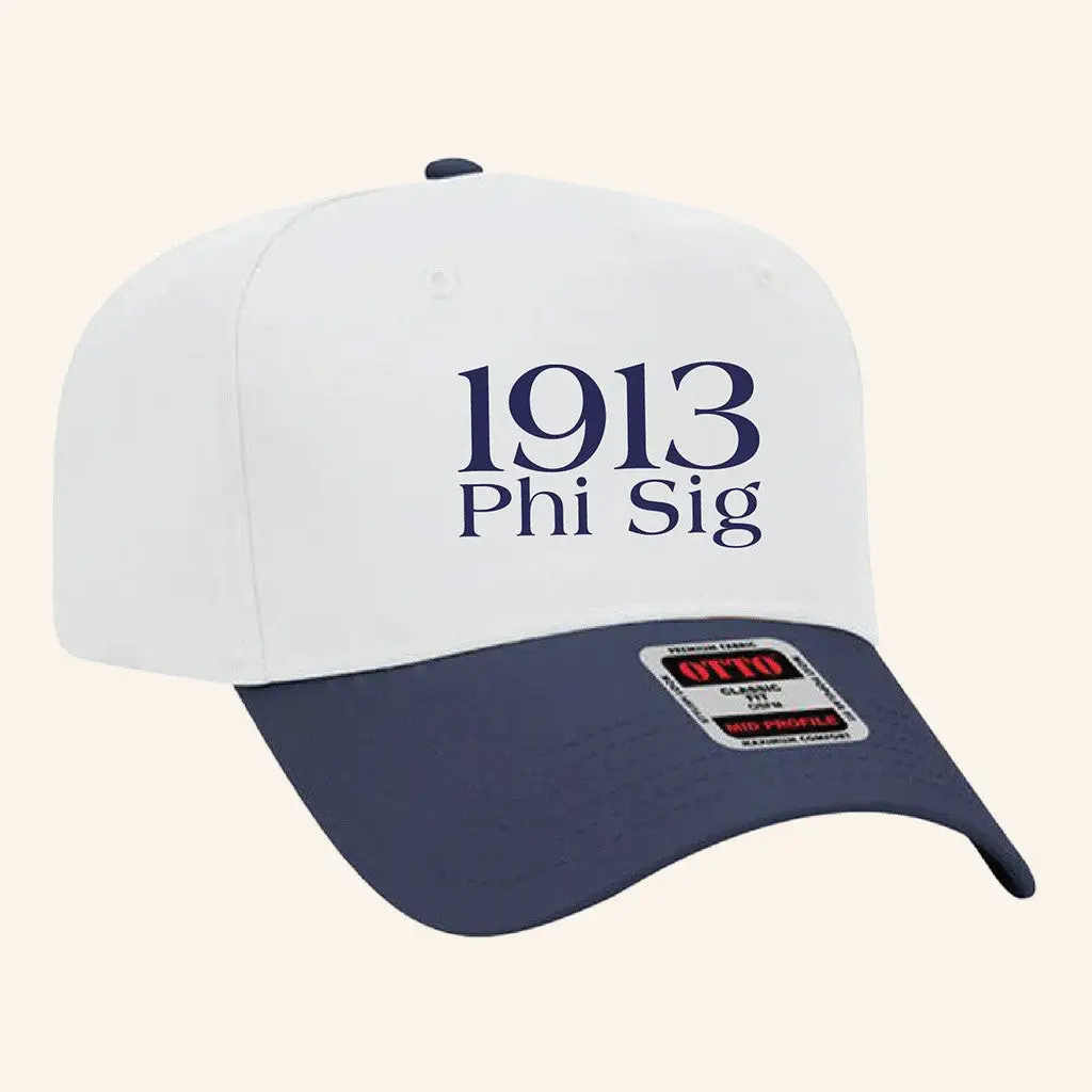 ADPI Merch 19134 Phi Sig Embroidered Hat Unique Gift For Boyfriend -WearandDecor