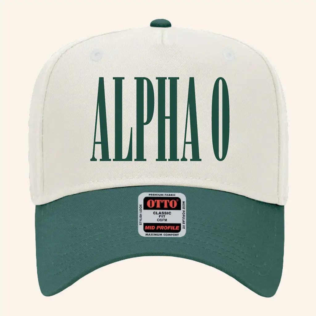 ADPI Merch Alpha 0 Embroidered Hat Gifts For Husband -WearandDecor