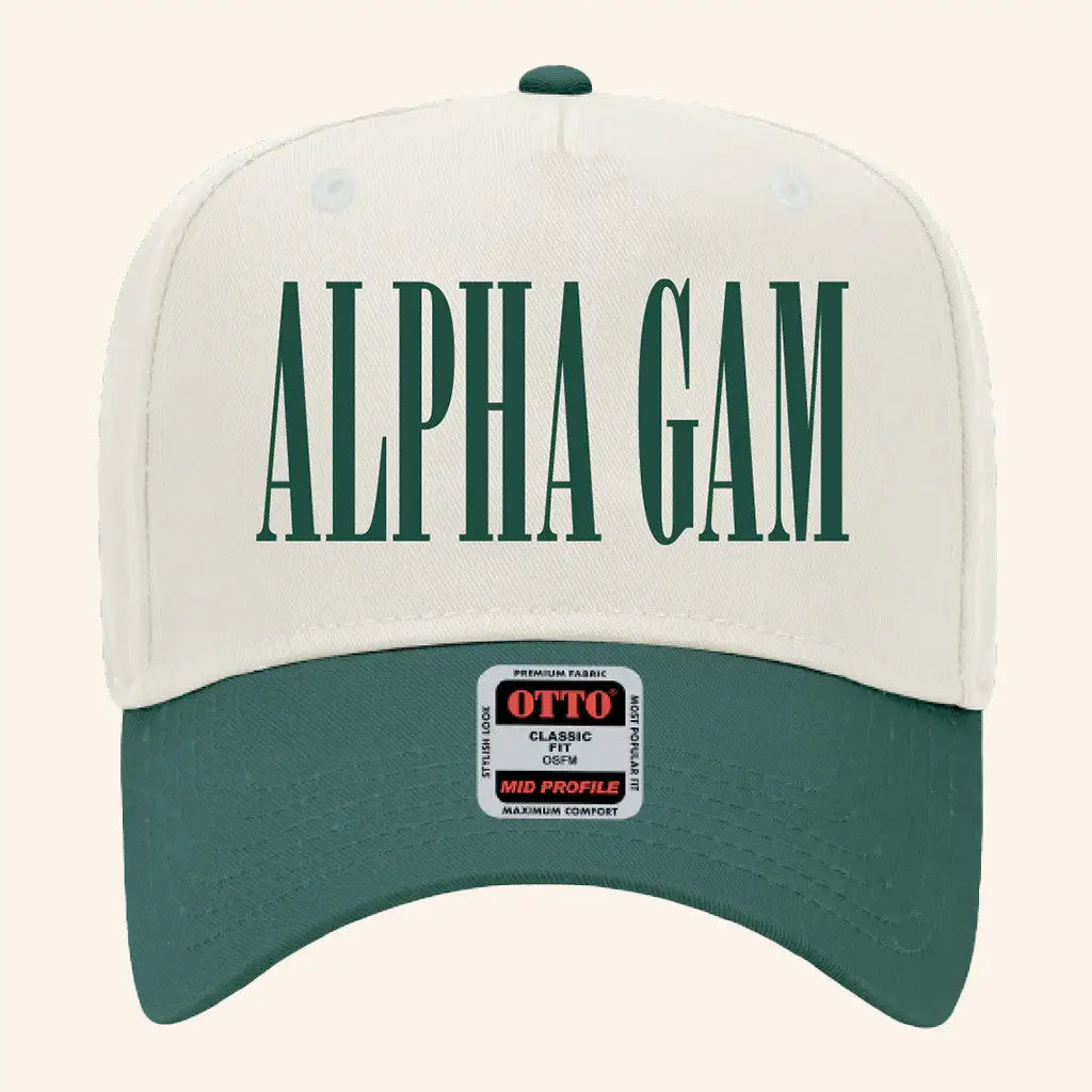 ADPI Merch Alpha Gam Embroidered Hat Gifts For Husband -WearandDecor