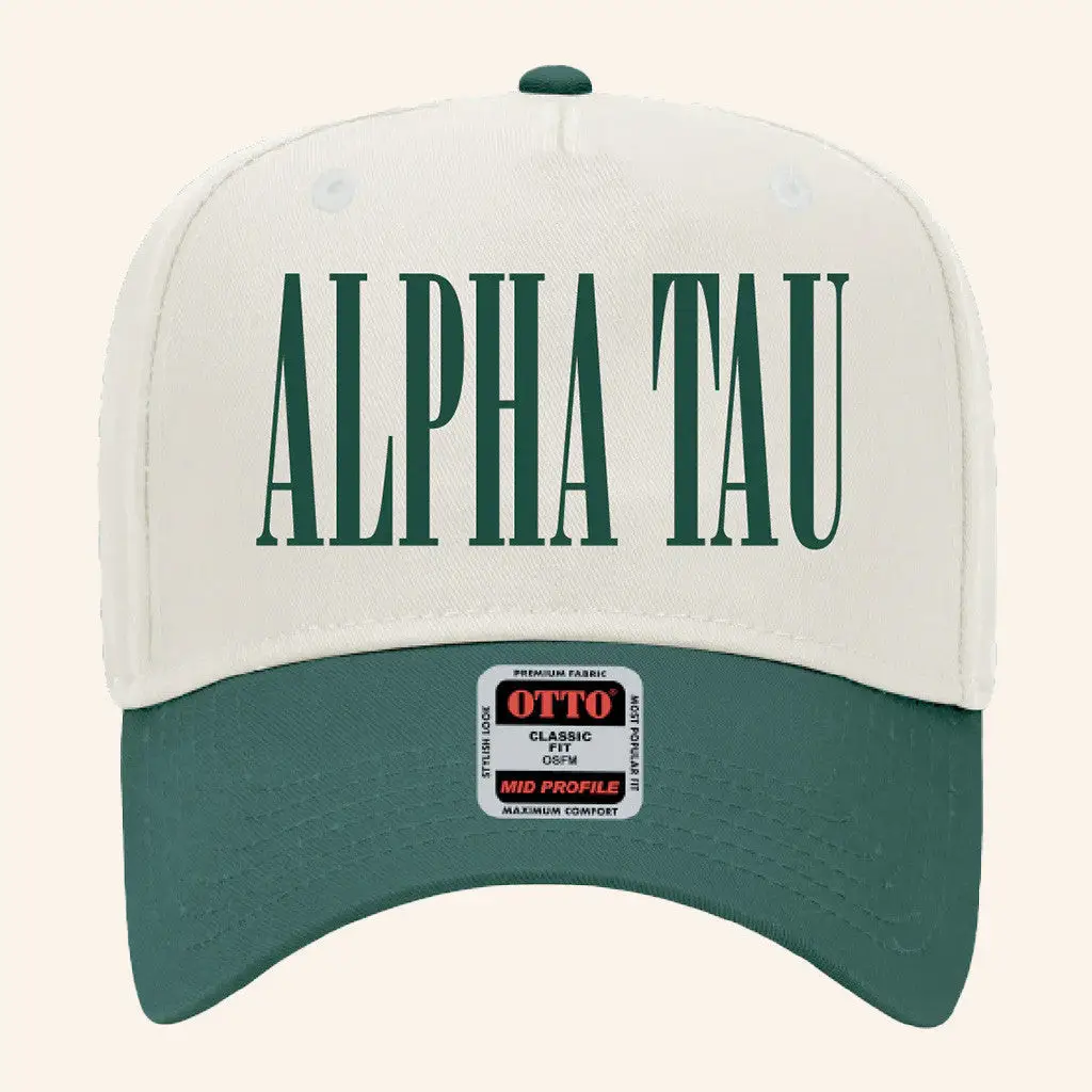 ADPI Merch Alpha Tau Embroidered Hat Best Gifts For Husband -WearandDecor