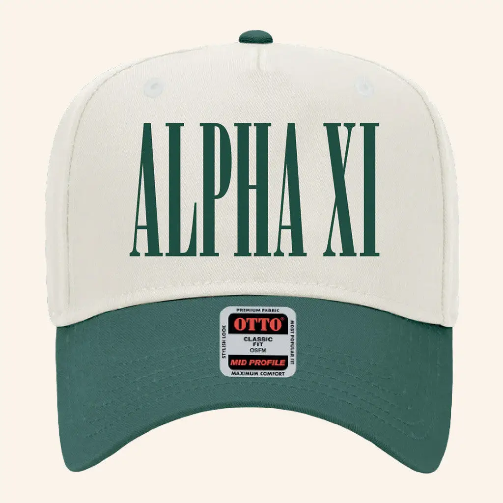ADPI Merch Alpha XI Embroidered Hat Best Gifts For Husband -WearandDecor ADPI Merch Alpha XI Embroidered Hat Best Gifts For Husband -WearandDecor - Image 1
