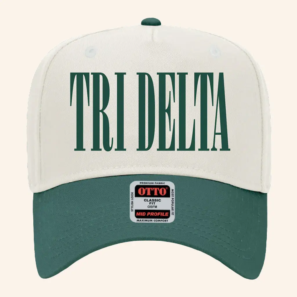 ADPI Merch Chi Delta Embroidered Hat Birthday Ideas For Husband -WearandDecor
