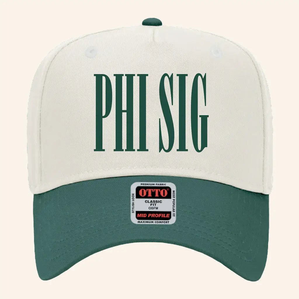 ADPI Merch Phi Sig Embroidered Hat Unique Gifts For Husband -WearandDecor
