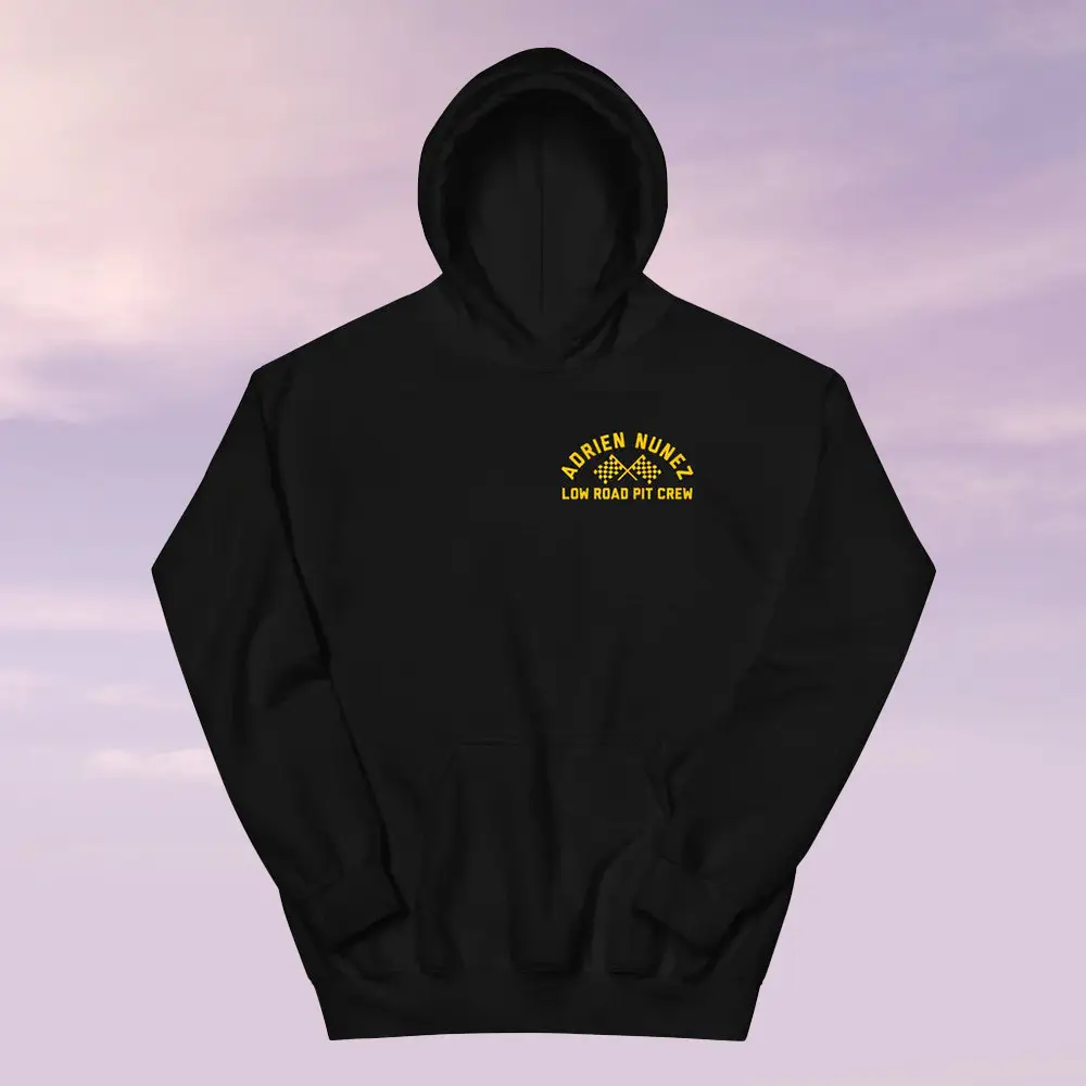 Adrien Nunez Merch Adrien Nunez Low Road Pit Crew Hoodie Unique Gifts For Men's
