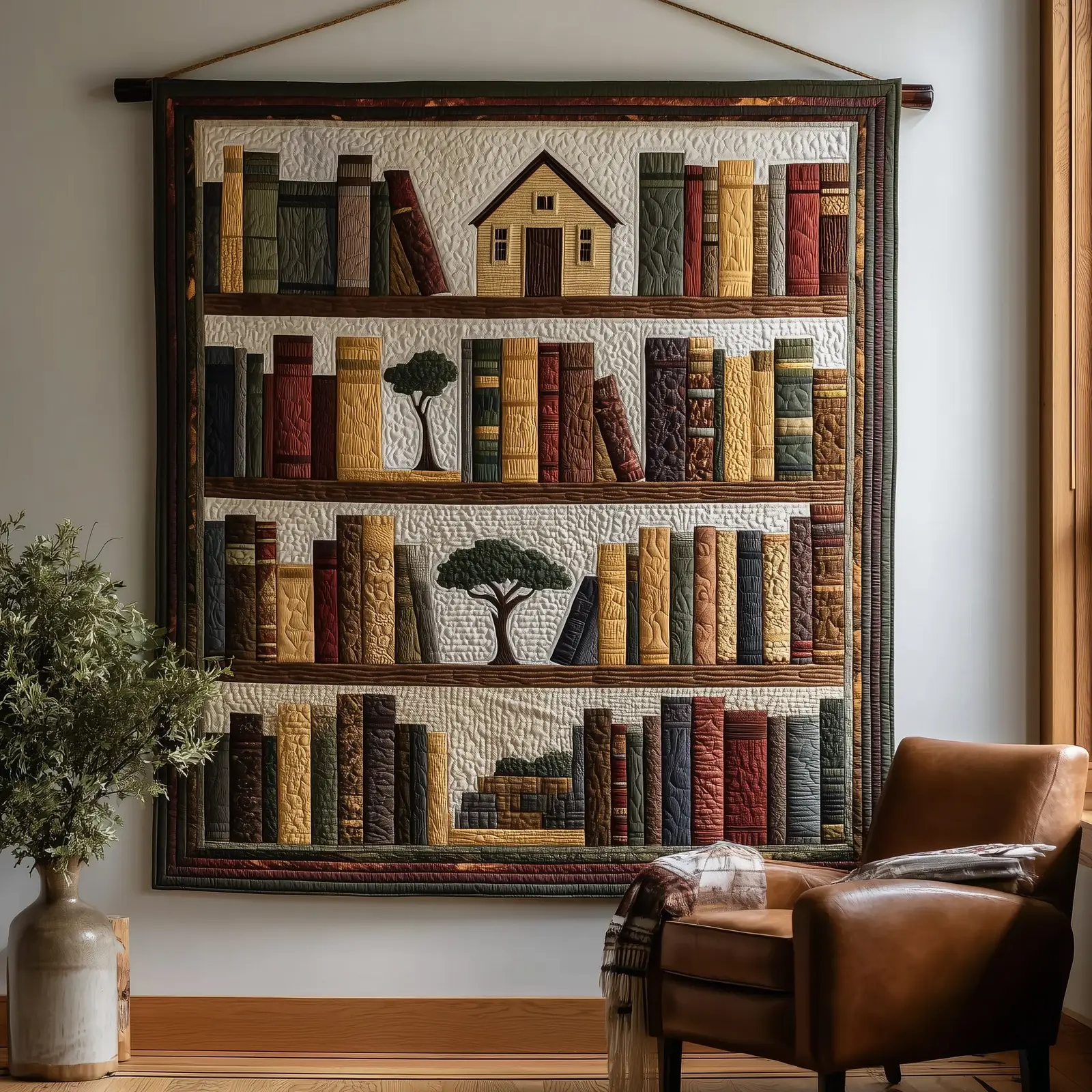 Africa Bookshelf Safari Theme Quilted Blanket Best Gifts For Book Lovers