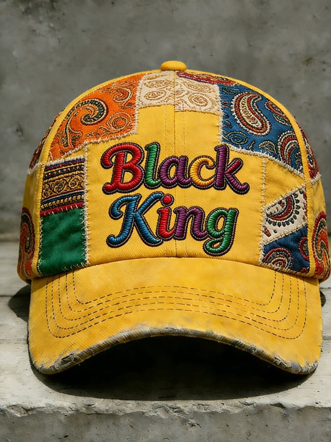 African American History Hat Black King History Baseball Cap Gift For Brother African American History Hat Black King History Baseball Cap Gift For Brother - Image 1