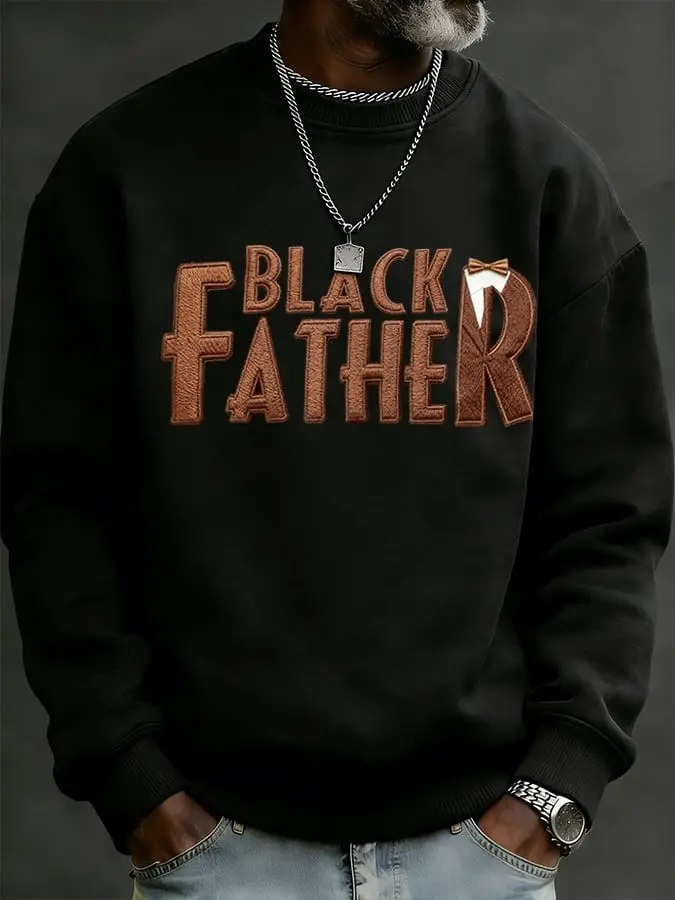 African American Sweatshirt Black Father Clothes Meaningful Gift For Father's