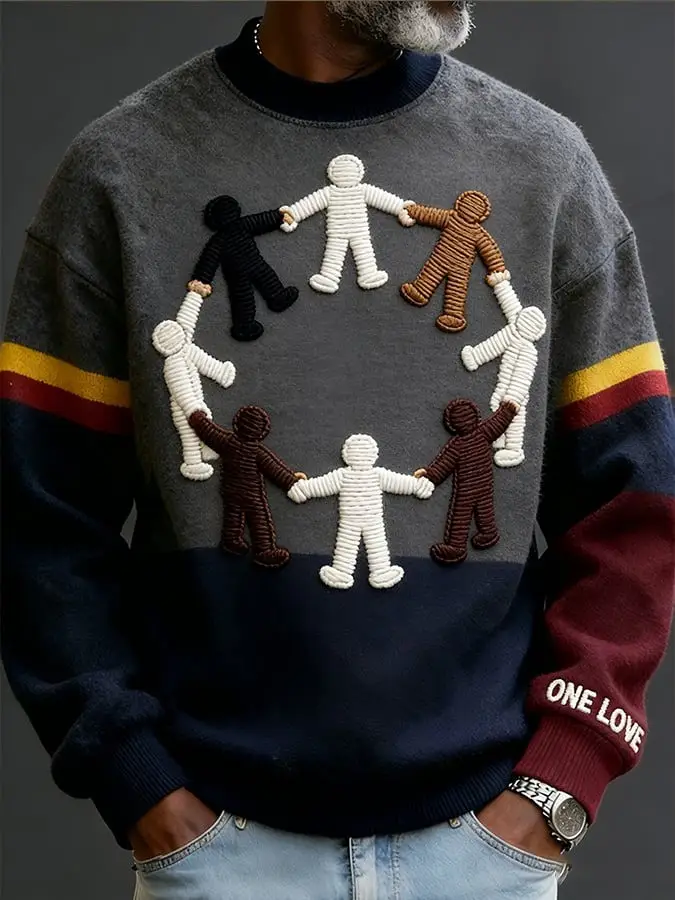 African American Sweatshirt One Love Black History Clothes Unique Cultural Gift