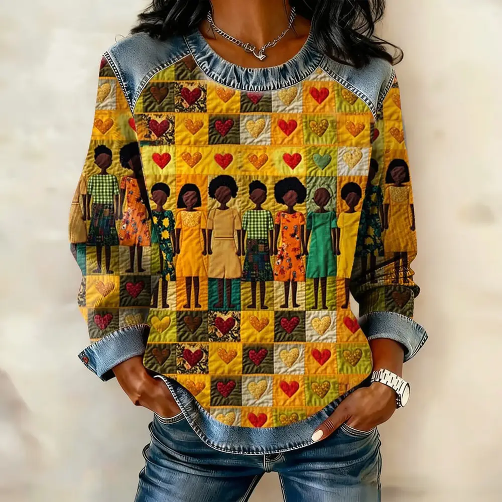 African Art Sweatshirt African Pride Black History Month Clothing Present For Wife