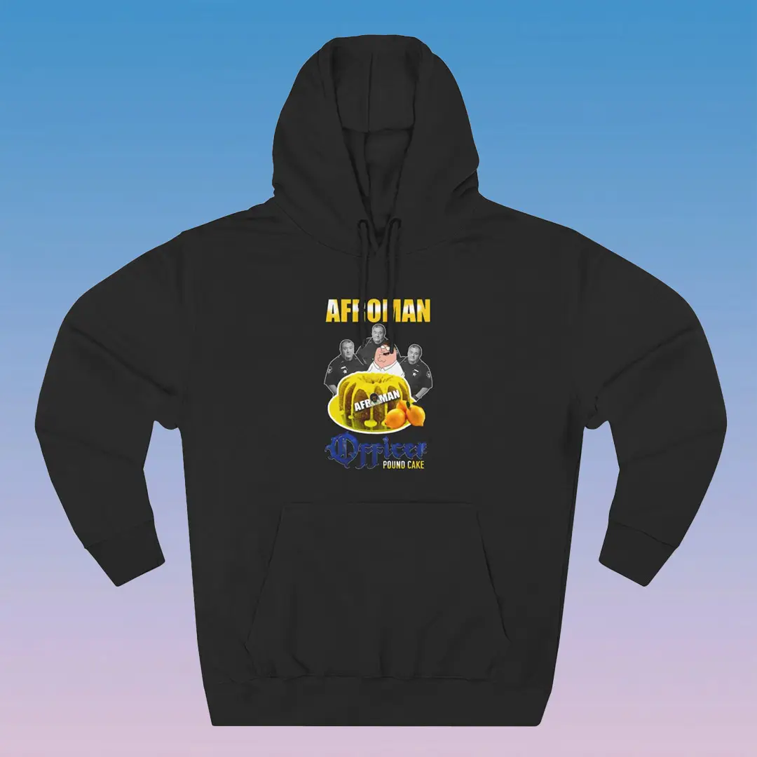 Afroman Lemon Pound Cake Hoodie Parody Graphic Pullover Casual Wear