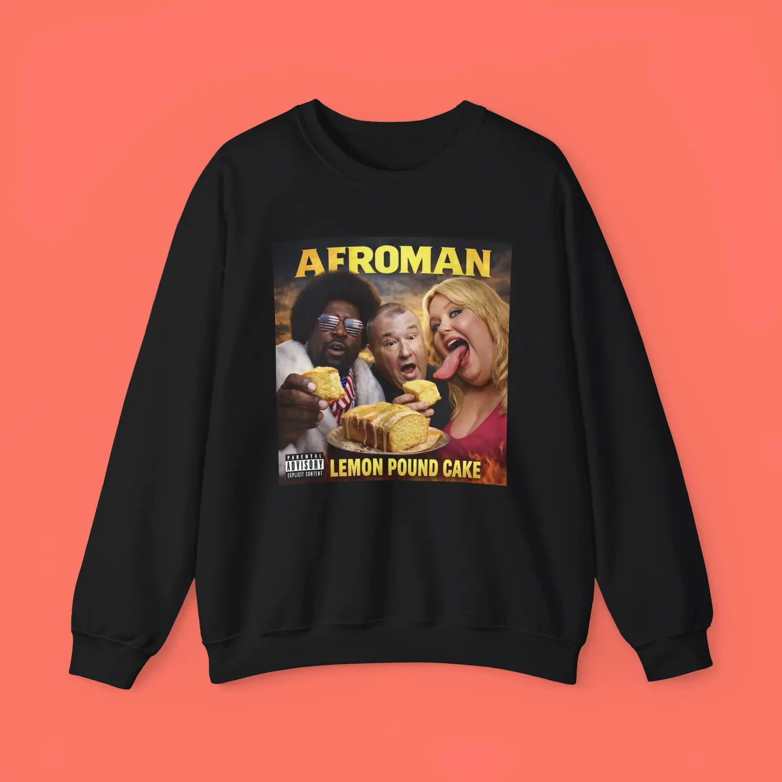 Afroman Lemon Pound Cake Shirt Viral Album Cover Graphic Tee Afroman Merch Gift