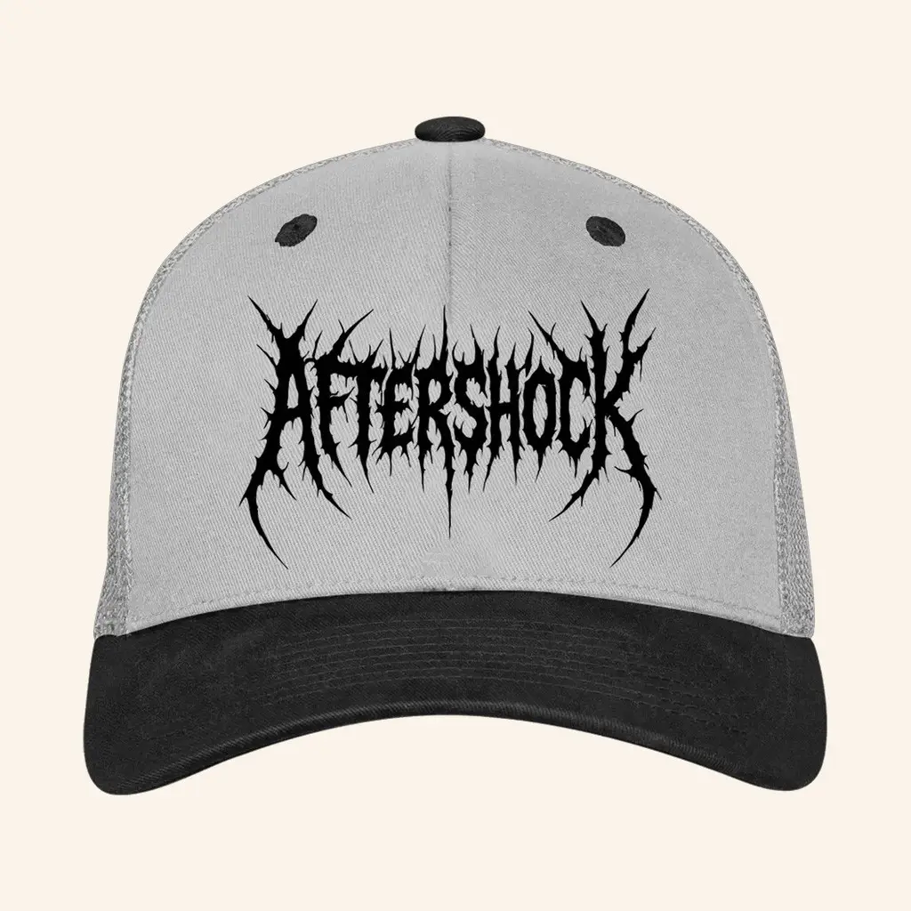 Aftershock Merch Aftershock Metal Logo Hat Gift Ideas For Music Lovers -WearandDecor