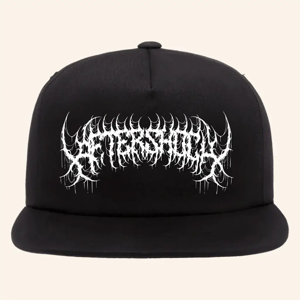 Aftershock Merch Aftershock Metal Logo Snapback Hat Cool Gifts For Music Lovers -WearandDecor