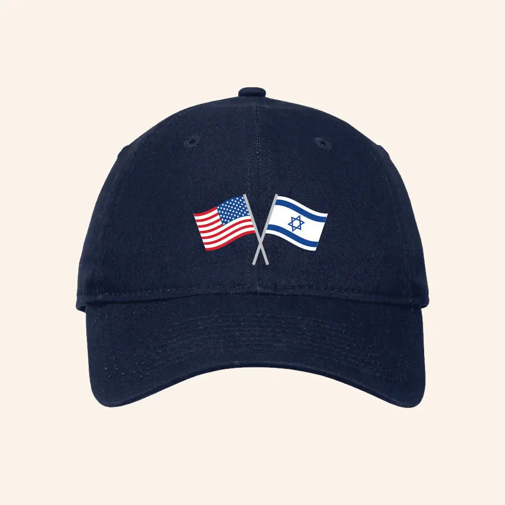 AIPAC Merch American And Israel Flags Hat Gifts For Israel Supporters -WearandDecor