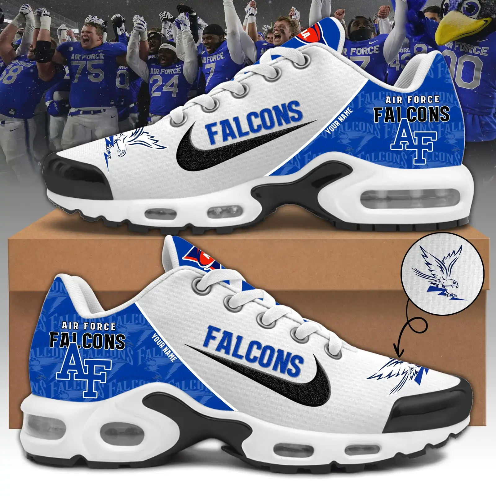 Air Force Falcons Air Max Plus Shoes Sneakers For Men And Women Air Force Falcons Air Max Plus Shoes Sneakers For Men And Women - Image 1