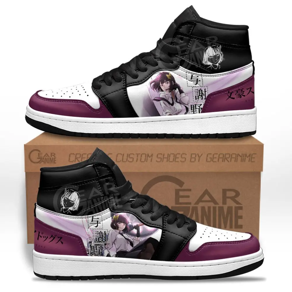 Air JD Hightop Shoes Akiko Yosano JD1s Sneakers Custom Bungo Stray Dogs Anime Shoes Air JD Hightop Shoes Akiko Yosano JD1s Sneakers Custom Bungo Stray Dogs Anime Shoes - Image 1