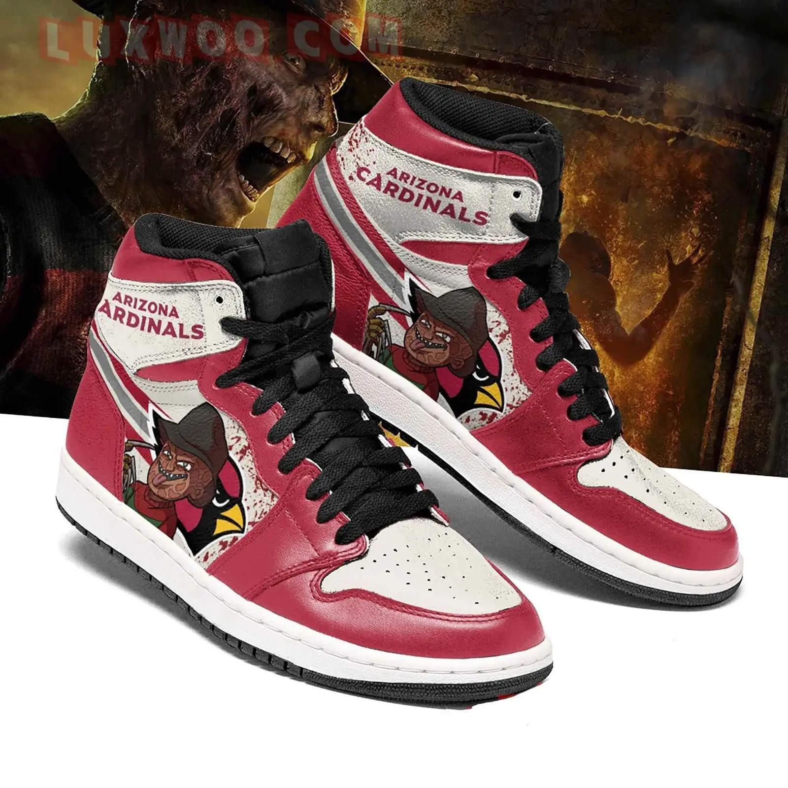 Air JD Hightop Shoes Arizona Cardinals Custom Shoes Sneakers JD Sneakers D