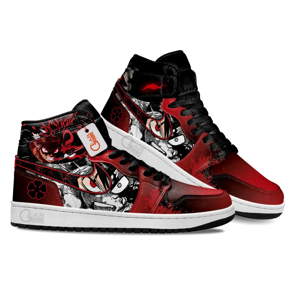 Air JD Hightop Shoes Asta Demon Form Anime Shoes Custom Sneakers MN2102