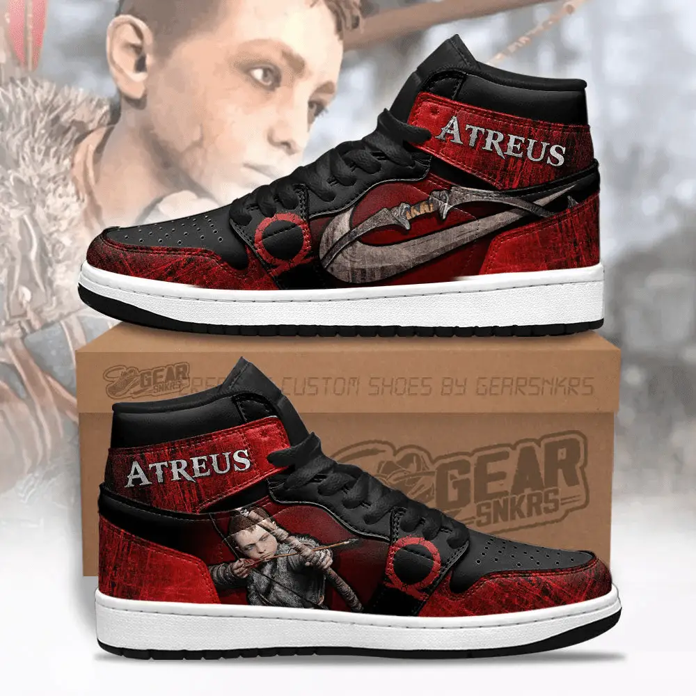 Air JD Hightop Shoes Atreus God Of War J1 Shoes Custom For Fans Sneakers TT27 Air JD Hightop Shoes Atreus God Of War J1 Shoes Custom For Fans Sneakers TT27 - Image 1
