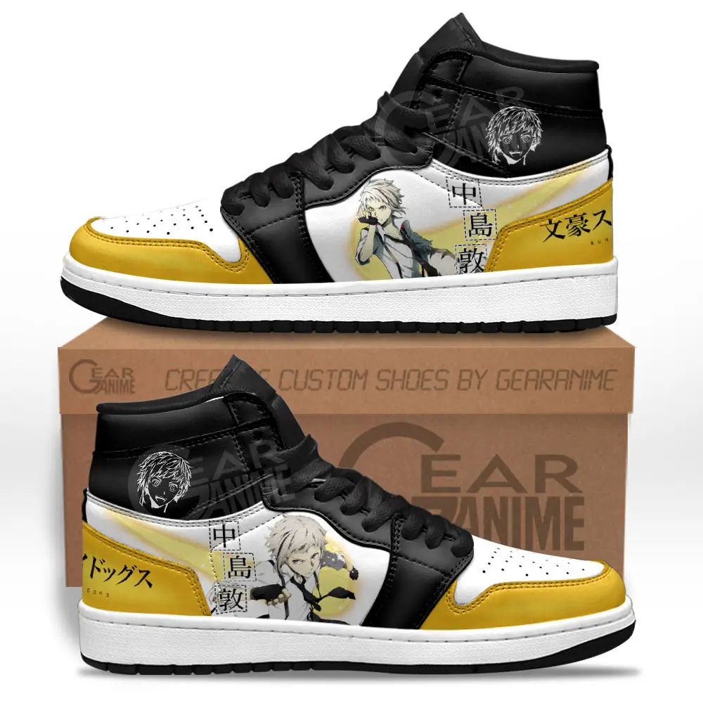 Air JD Hightop Shoes Atsushi Nakajima JD1s Sneakers Custom Bungo Stray Dogs Anime Shoes Air JD Hightop Shoes Atsushi Nakajima JD1s Sneakers Custom Bungo Stray Dogs Anime Shoes - Image 1