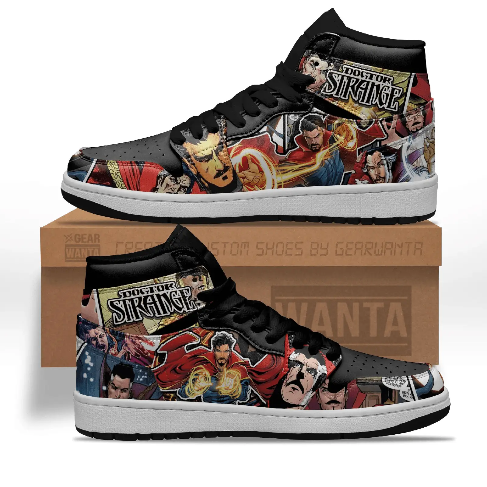 Air JD Hightop Shoes Avenger Dr Strange J1 Shoes Custom