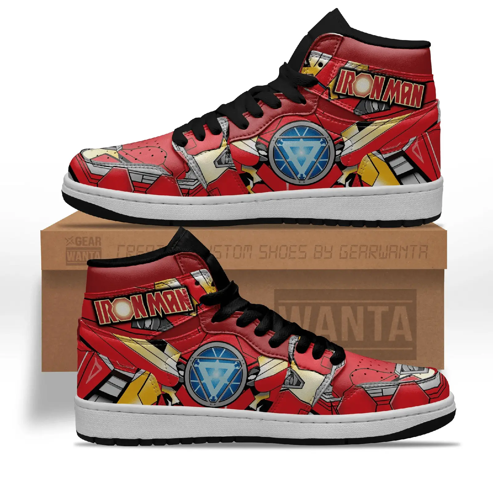 Air JD Hightop Shoes Avenger Ironman J1 Shoes Custom