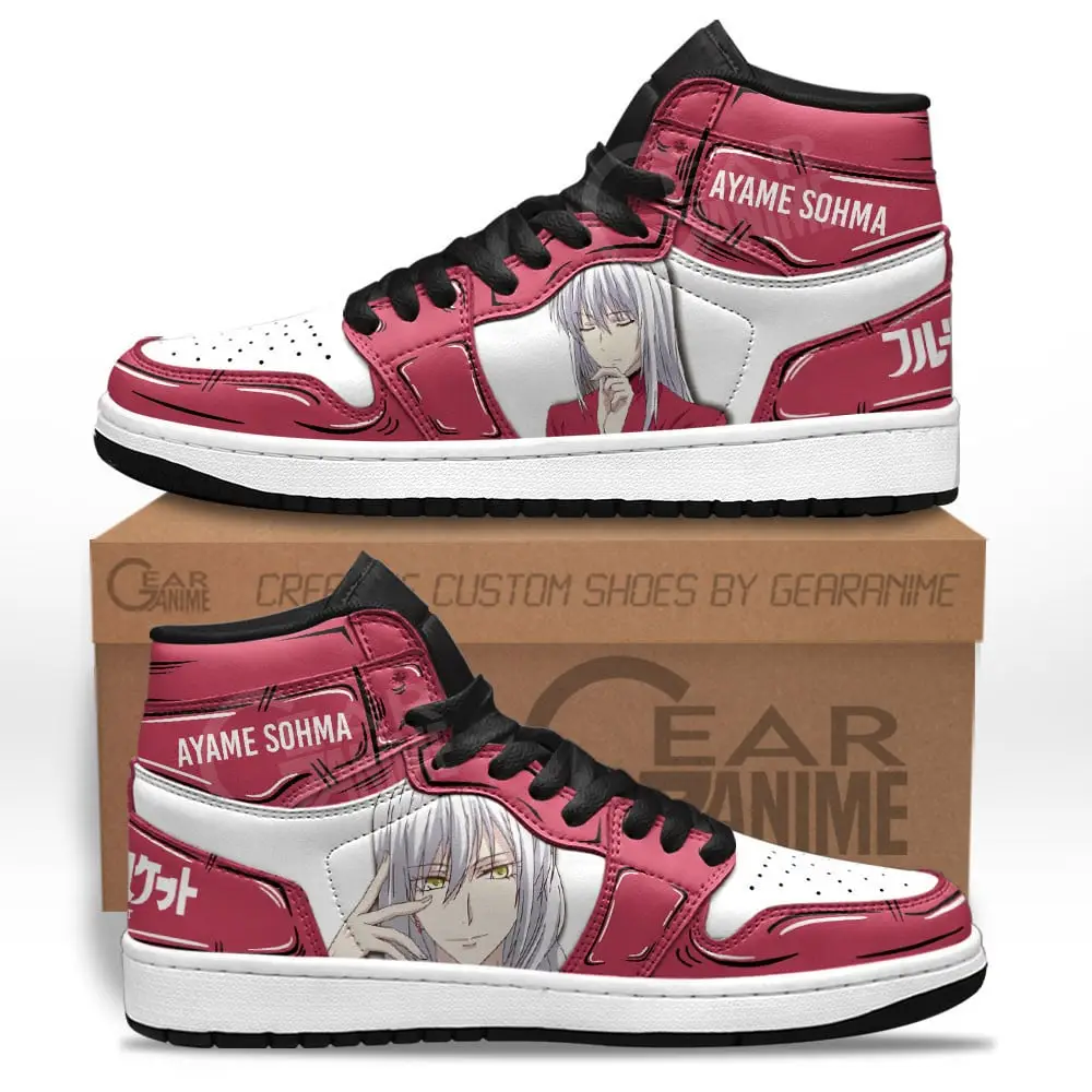 Air JD Hightop Shoes Ayame Sohma JD1s Sneakers Fruits Basket Custom Anime Shoes For Fans Air JD Hightop Shoes Ayame Sohma JD1s Sneakers Fruits Basket Custom Anime Shoes For Fans - Image 1