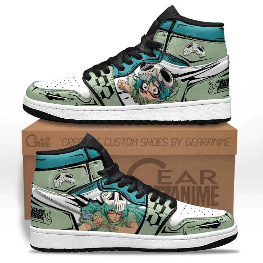 Air JD Hightop Shoes Bleach Nelliel Tu Odelschwanck JD1s Sneakers Custom Anime Shoes