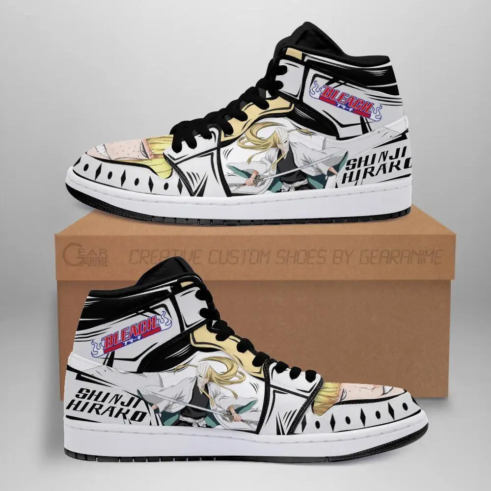 Air JD Hightop Shoes Bleach Shinji Hirako Anime JD1s Sneakers Fan Gift Idea MN05
