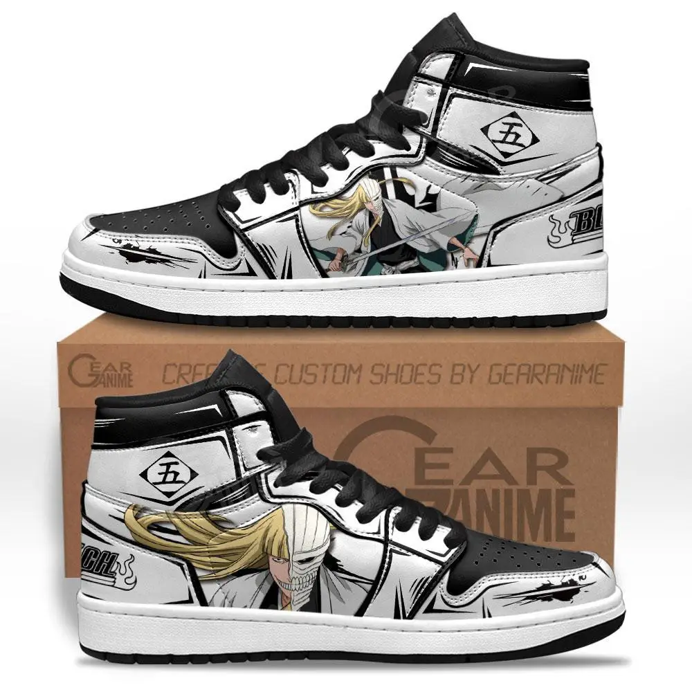 Air JD Hightop Shoes Bleach Shinji Hirako JD1s Sneakers Custom Anime Shoes