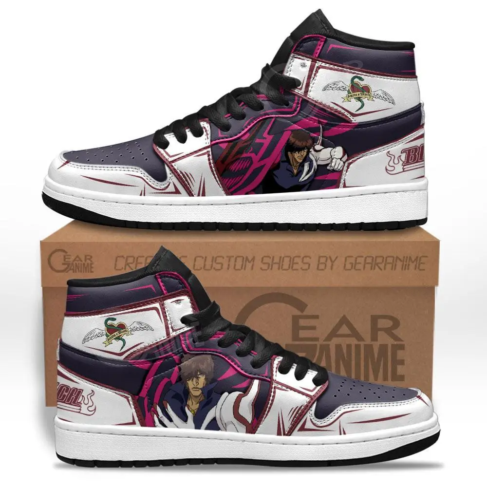 Air JD Hightop Shoes Bleach Yasutora Sado JD1s Sneakers Custom Anime Shoes