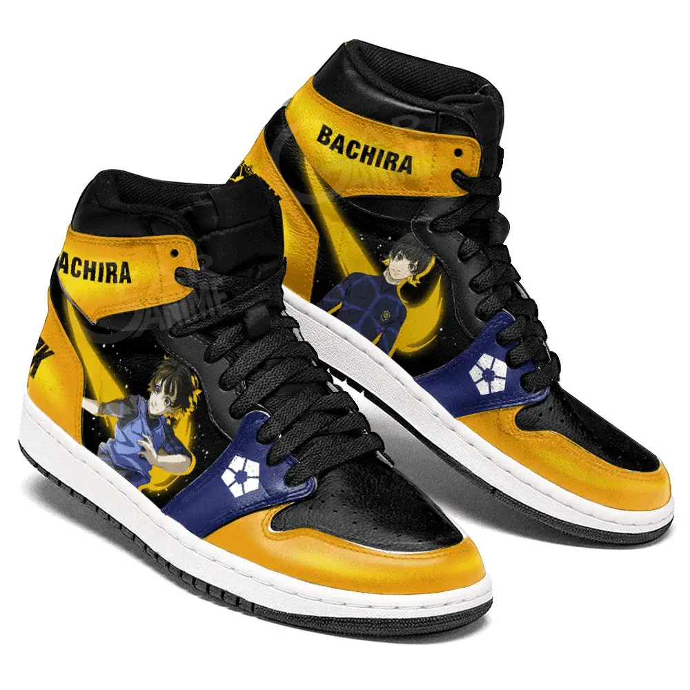 Air JD Hightop Shoes Blue Lock Meguru Bachira JD Sneakers Custom MV2712
