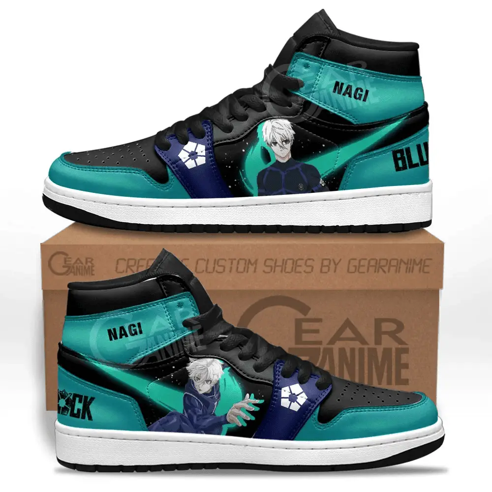 Air JD Hightop Shoes Blue Lock Seishiro Nagi JD Sneakers Custom MV2712 Air JD Hightop Shoes Blue Lock Seishiro Nagi JD Sneakers Custom MV2712 - Image 1