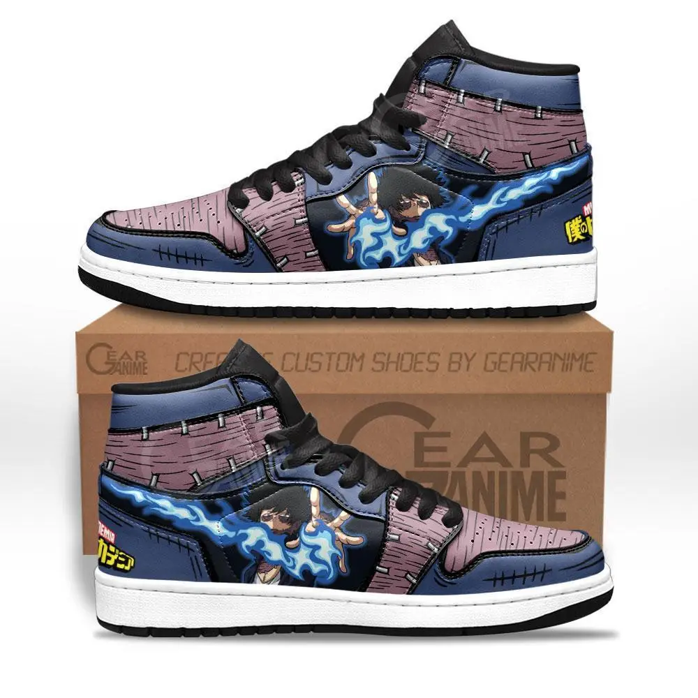 Air JD Hightop Shoes BNHA Dabi JD1s Sneakers Custom Anime My Hero Academia Shoes Fan Gift Idea Air JD Hightop Shoes BNHA Dabi JD1s Sneakers Custom Anime My Hero Academia Shoes Fan Gift Idea - Image 1