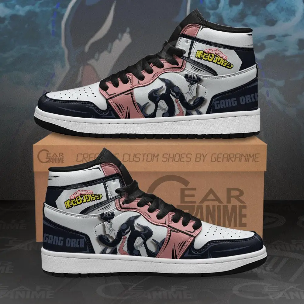 Air JD Hightop Shoes BNHA Hero Gang Orca JD1s Sneakers Custom My Hero Academia Anime Shoes Air JD Hightop Shoes BNHA Hero Gang Orca JD1s Sneakers Custom My Hero Academia Anime Shoes - Image 1