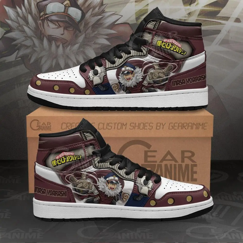 Air JD Hightop Shoes BNHA Inasa Yoarashi JD1s Sneakers Custom My Hero Academia Anime Shoes Air JD Hightop Shoes BNHA Inasa Yoarashi JD1s Sneakers Custom My Hero Academia Anime Shoes - Image 1