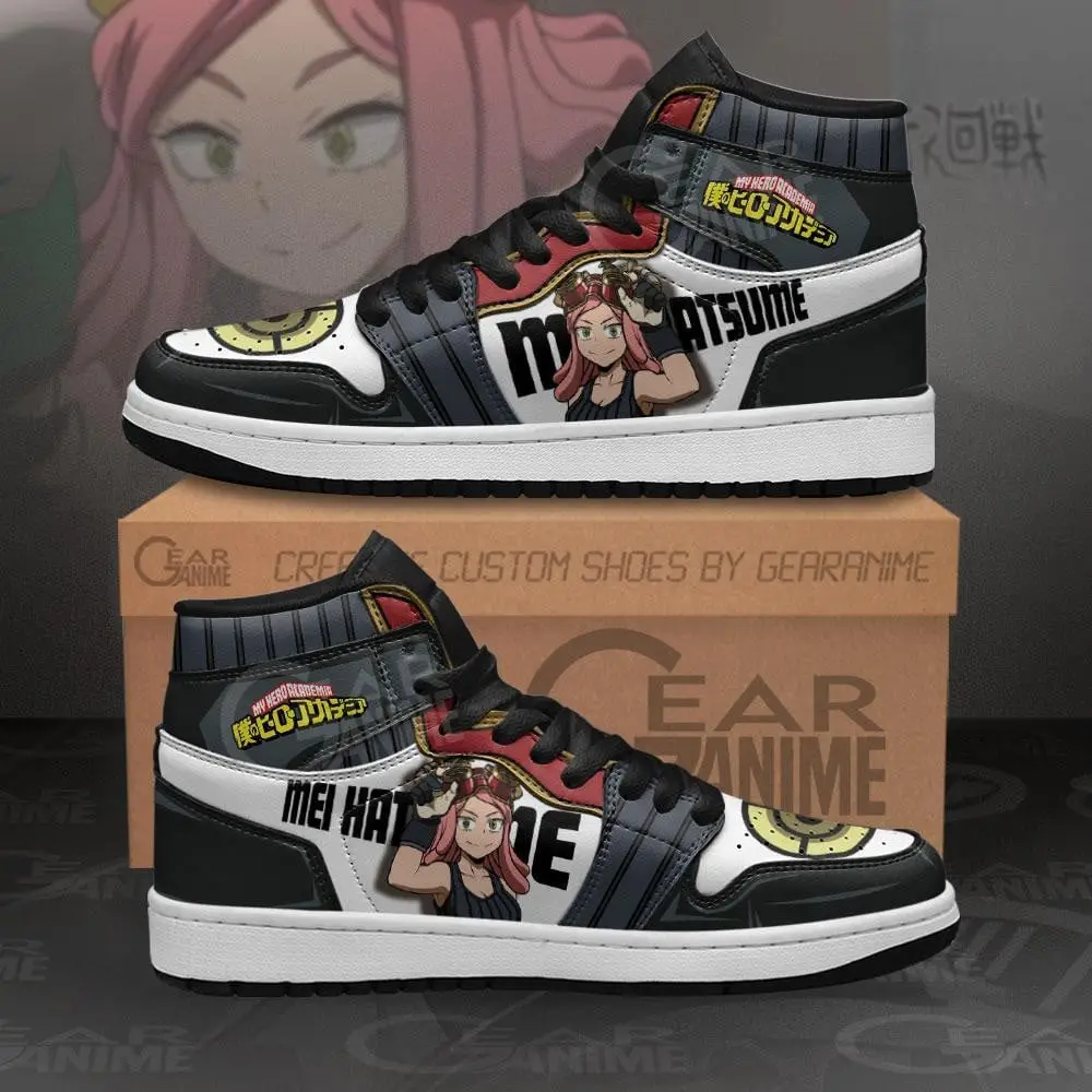 Air JD Hightop Shoes BNHA Mei Hatsume JD1s Sneakers Custom My Hero Academia Anime Shoes Air JD Hightop Shoes BNHA Mei Hatsume JD1s Sneakers Custom My Hero Academia Anime Shoes - Image 1
