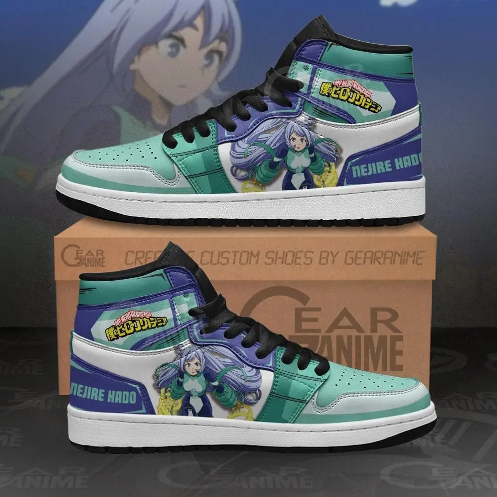 Air JD Hightop Shoes BNHA Nejire Hado JD1s Sneakers Custom My Hero Academia Anime Shoes Air JD Hightop Shoes BNHA Nejire Hado JD1s Sneakers Custom My Hero Academia Anime Shoes - Image 1