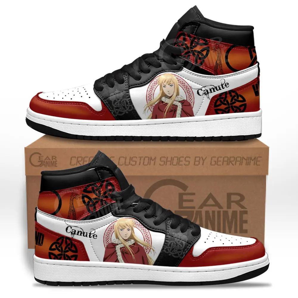Air JD Hightop Shoes Canute JD1s Sneakers Vinland Saga Custom Anime Shoes