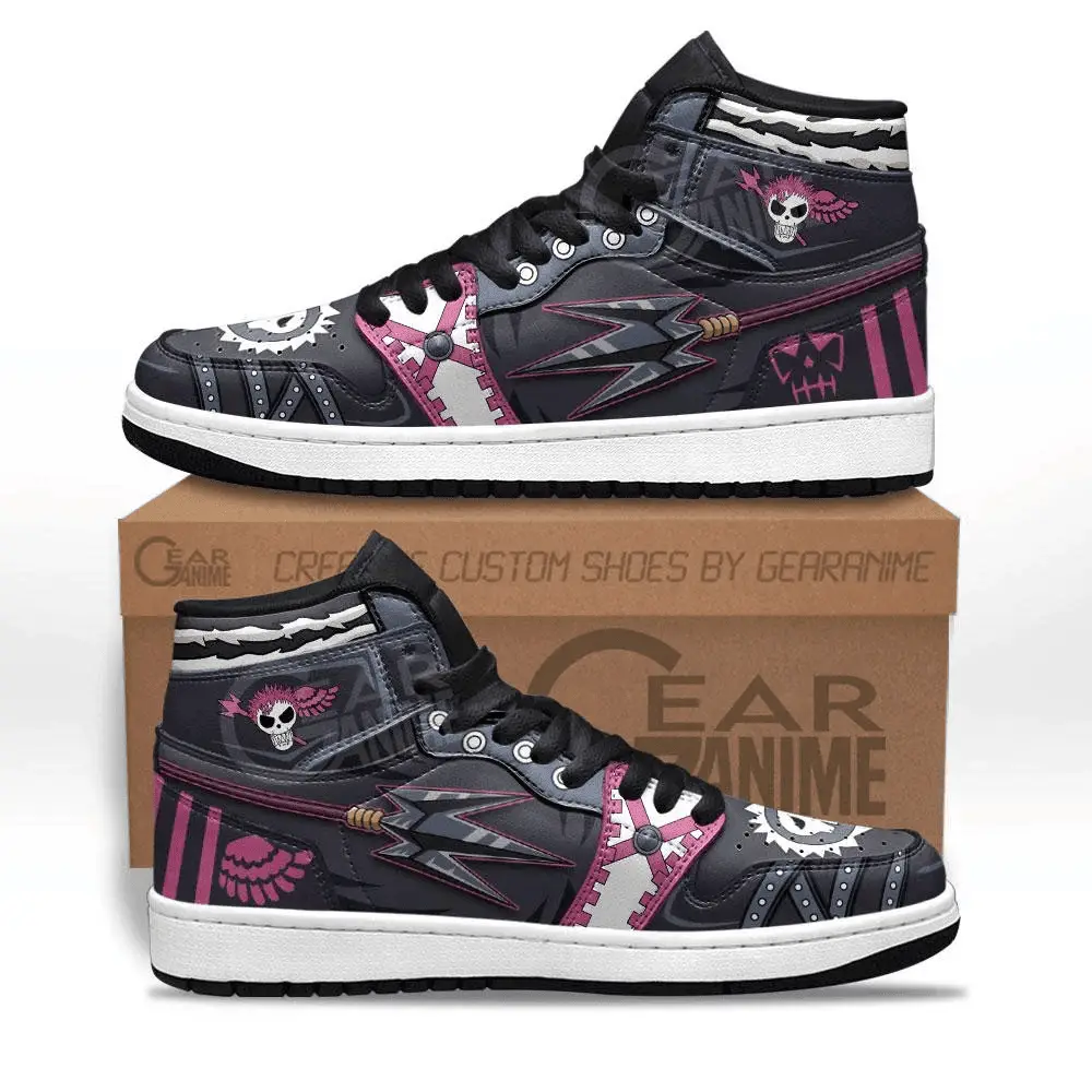 Air JD Hightop Shoes Charlotte Katakuri JD1s Sneakers Custom Anime One Piece Shoes Air JD Hightop Shoes Charlotte Katakuri JD1s Sneakers Custom Anime One Piece Shoes - Image 1