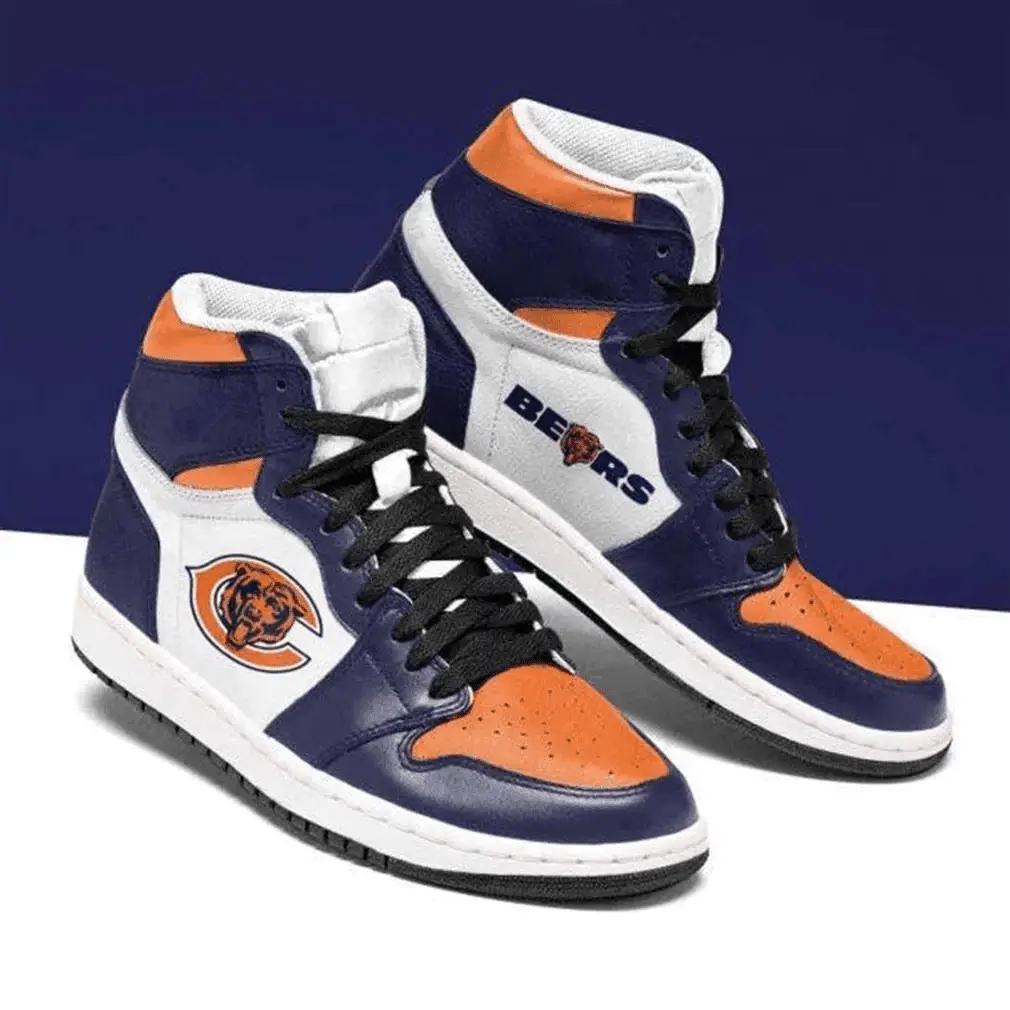 Air JD Hightop Shoes Chicago Bears Team Custom Shoes Sneakers JD Sneakers H Perfect Gift For Fan